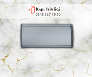 Okul Kapı İsimliği Alüminyum 9×25 cm